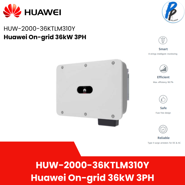 Huawei Inverter 36kW 3ph 1100VDC 4MPPT รับประกัน 10 ปี