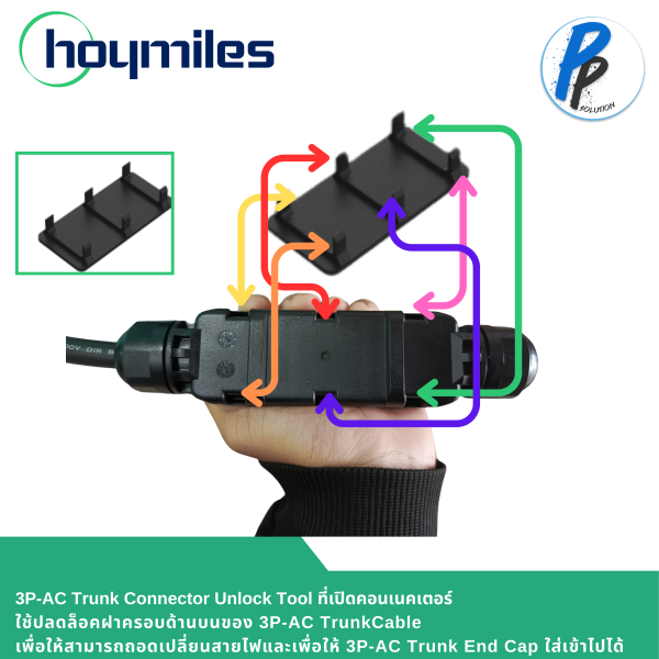 Hoymiles 3P-AC Trunk Connector Unlock Tool