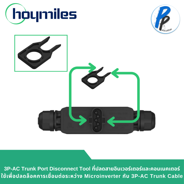 Hoymiles 3P-AC Trunk Port Disconnect Tool