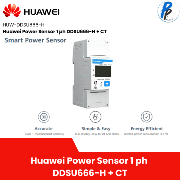 Huawei Power Sensor 1ph DDSU666-H + CT รับประกัน 2 ปี