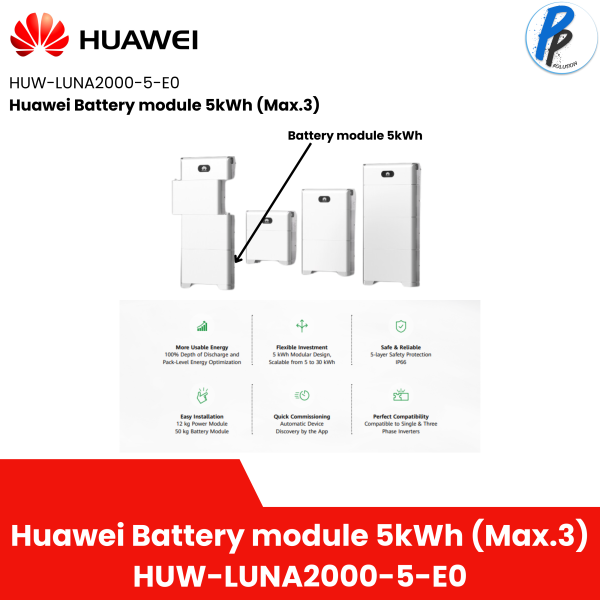 Huawei Battery module 5kWh (Max.3) รับประกัน 5 ปี