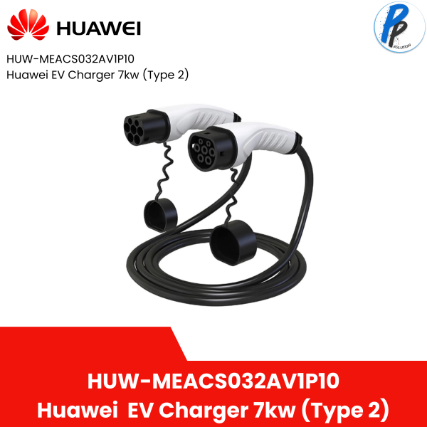 สายชาร์จรถยนต์ไฟฟ้า HUAWEI 1 เฟส TYPE 2 5 เมตร Huawei 5.0M Type 2 EV 1phase