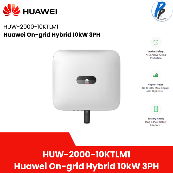 Huawei Hybrid 10kW 3ph 1100VDC 2MPPT รับประกัน 10 ปี