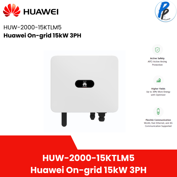 Huawei Inverter 15kW 3ph 1080VDC 2MPPT รับประกัน 10 ปี