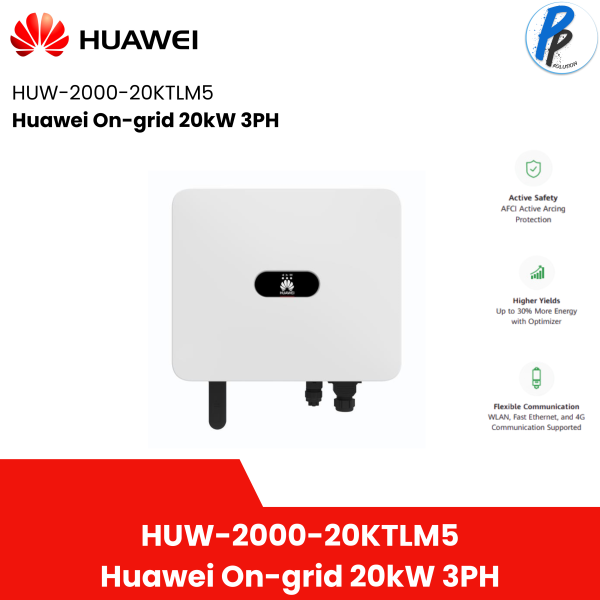 Huawei Inverter 20kW 3ph 1080VDC 2MPPT รับประกัน 10 ปี