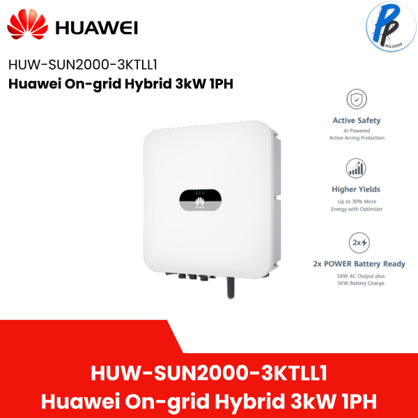 Huawei Hybrid 3kW 1ph 600VDC 2MPPT รับประกัน 10 ปี